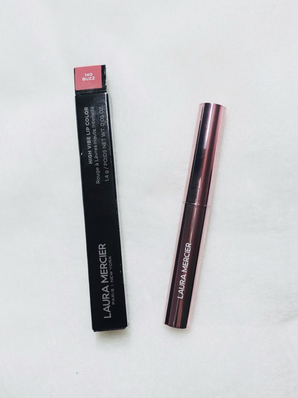 Laura Mercier High Vibe Lip Color - 140 Buzz - NIB